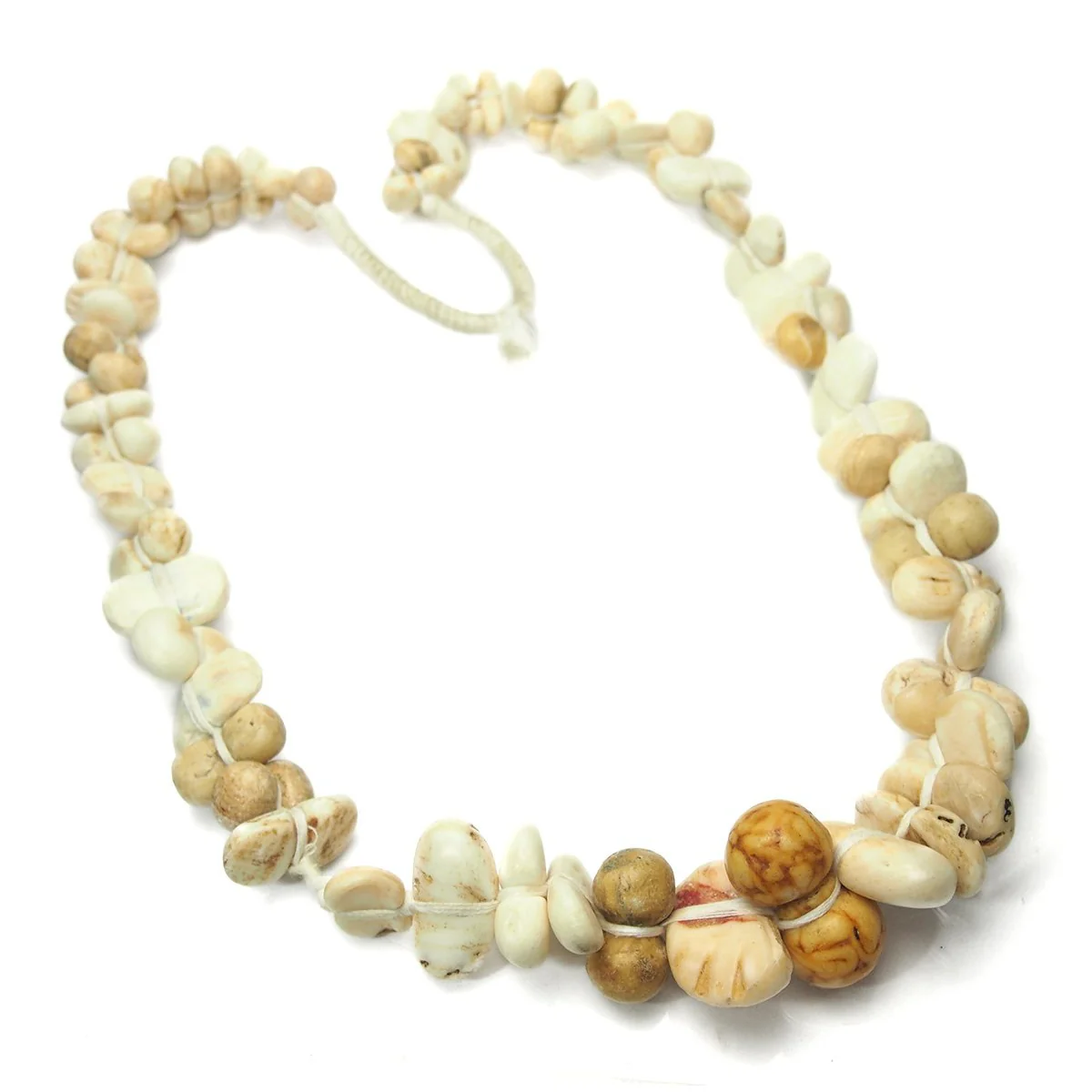 Rare 19th Century Dowry Figure 8 Shell Currency Necklace from Mauritania - Image 3