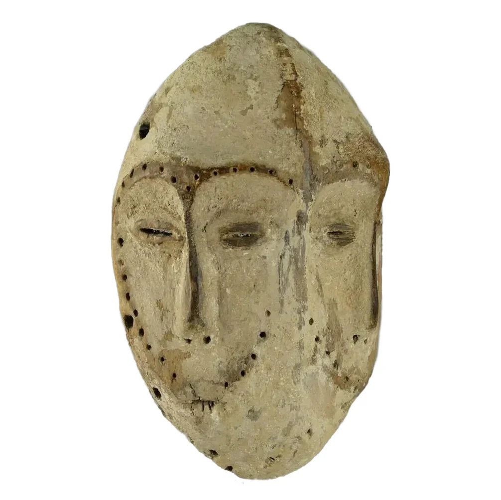 Rare Double Lega Bwami Idimu Mask, Congo #62 - Image 3