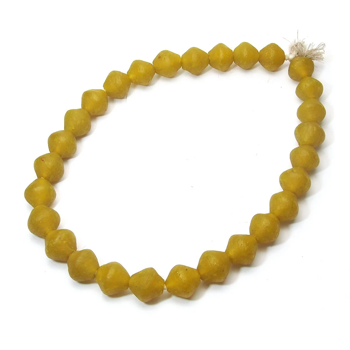 Rare Extra Large Krobo Powder Glass Masterwork Beads / Necklace from Ghana, A - Image 2