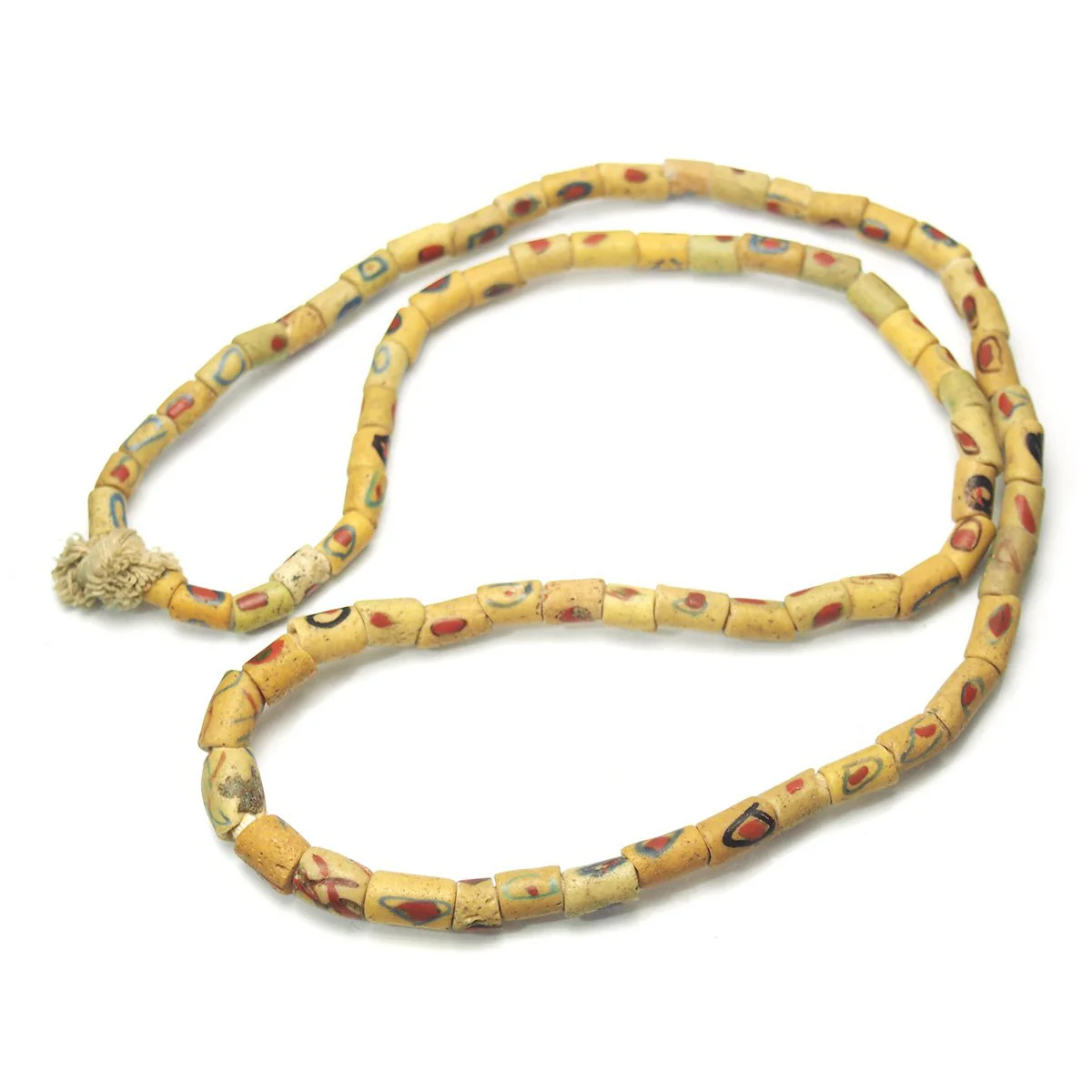 Rare Heirloom Akoso Powder Glass Bead Necklaces from Ghana (Ewe, Asante) - Image 3