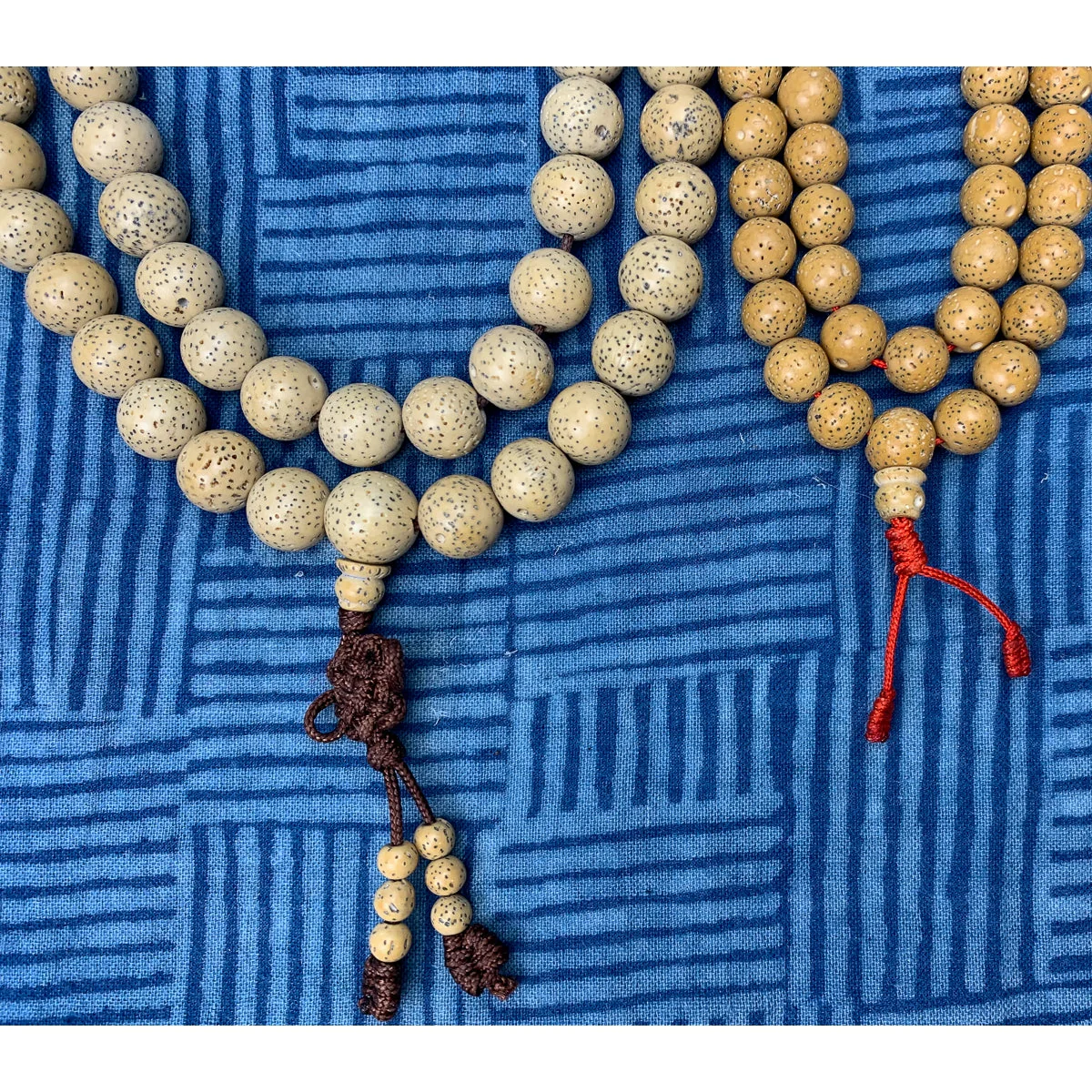Rattan Seed Malas for Neck or Wrist Wrap from Nepal - Image 2