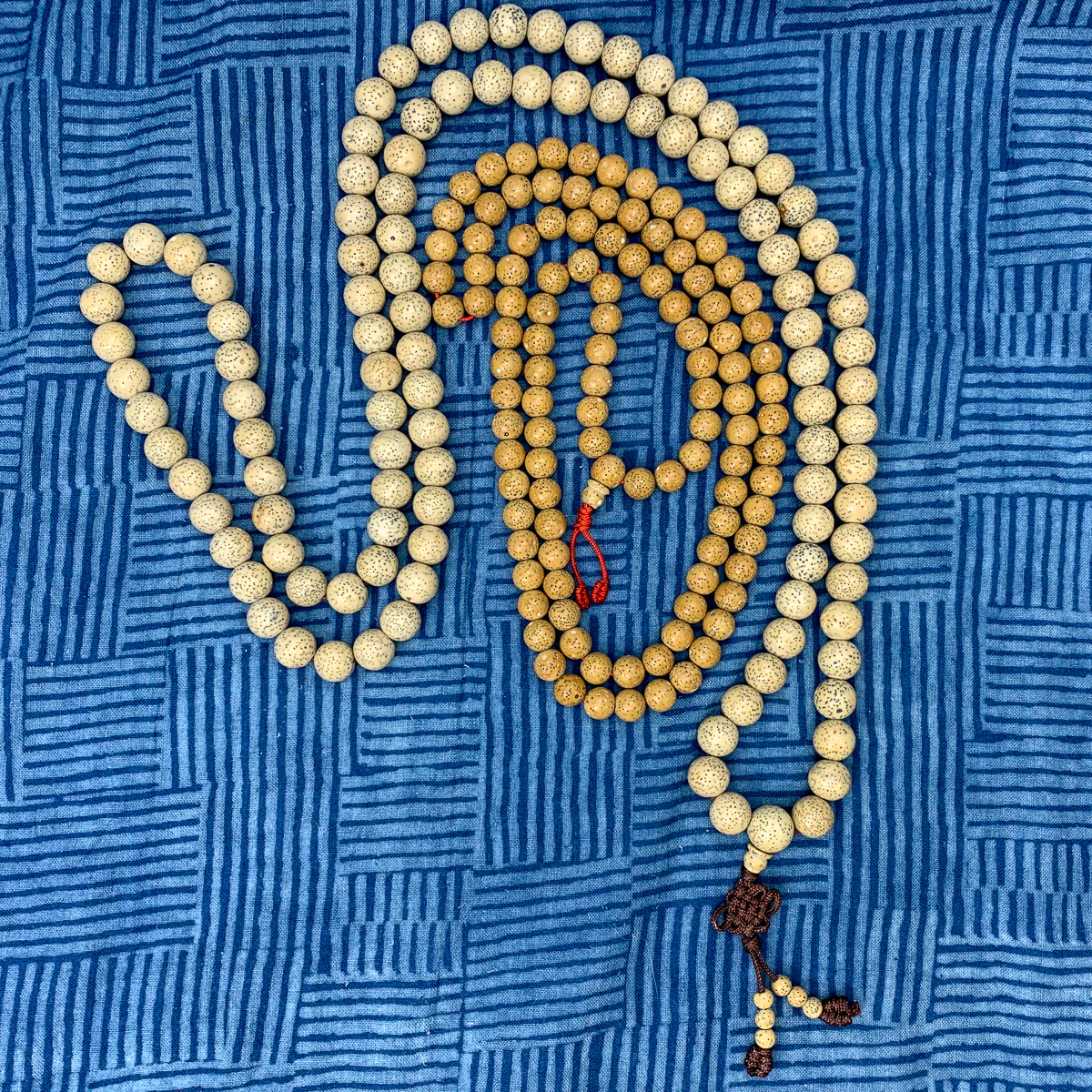 Rattan Seed Malas for Neck or Wrist Wrap from Nepal - Image 3