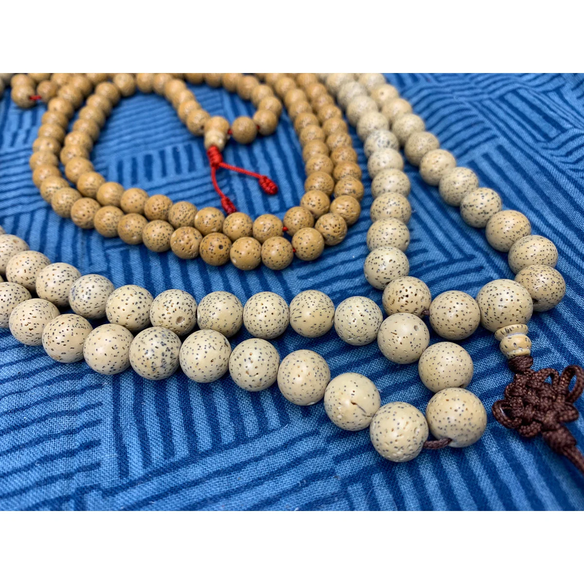 Rattan Seed Malas for Neck or Wrist Wrap from Nepal - Image 4