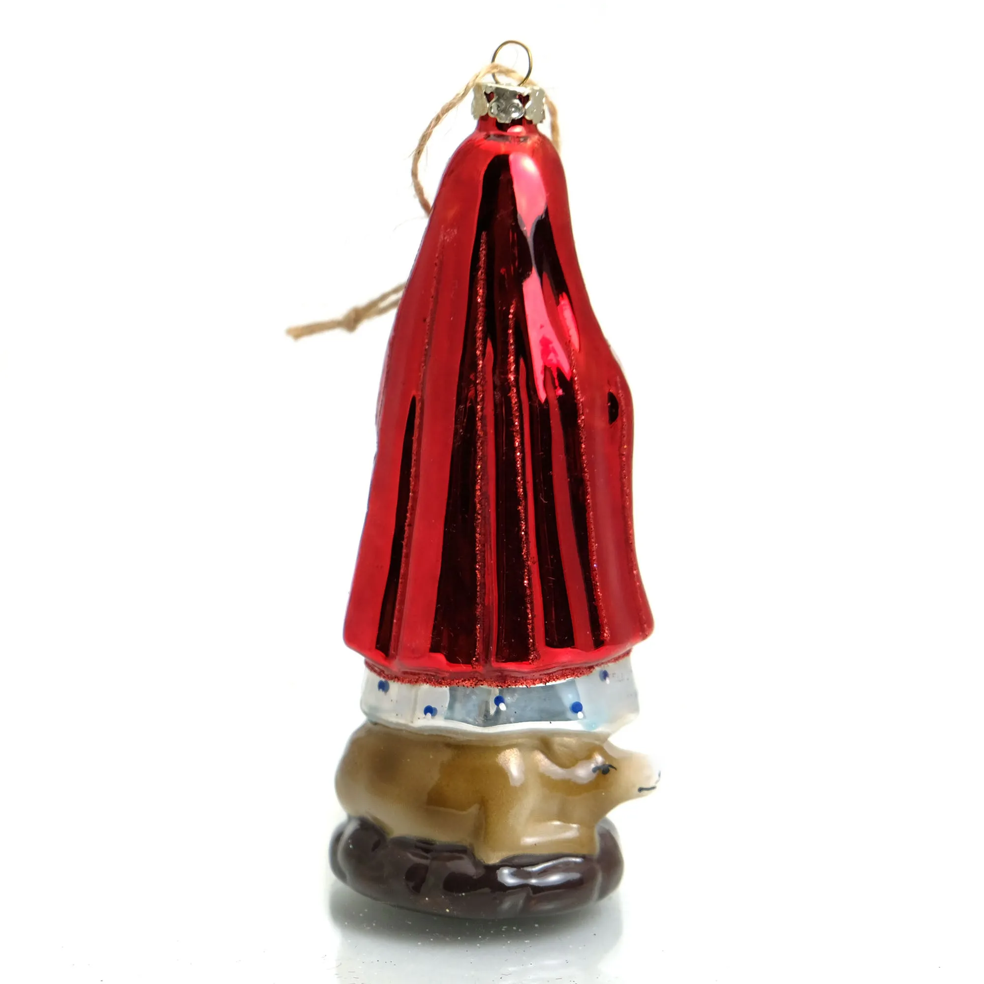 Red Riding Hood Glass Ornament - Image 3