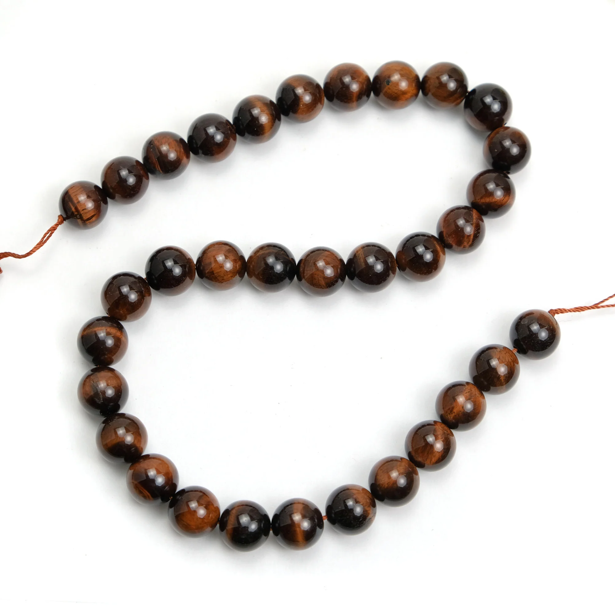 Red Tiger's Eye 12mm Smooth Rounds - Image 3