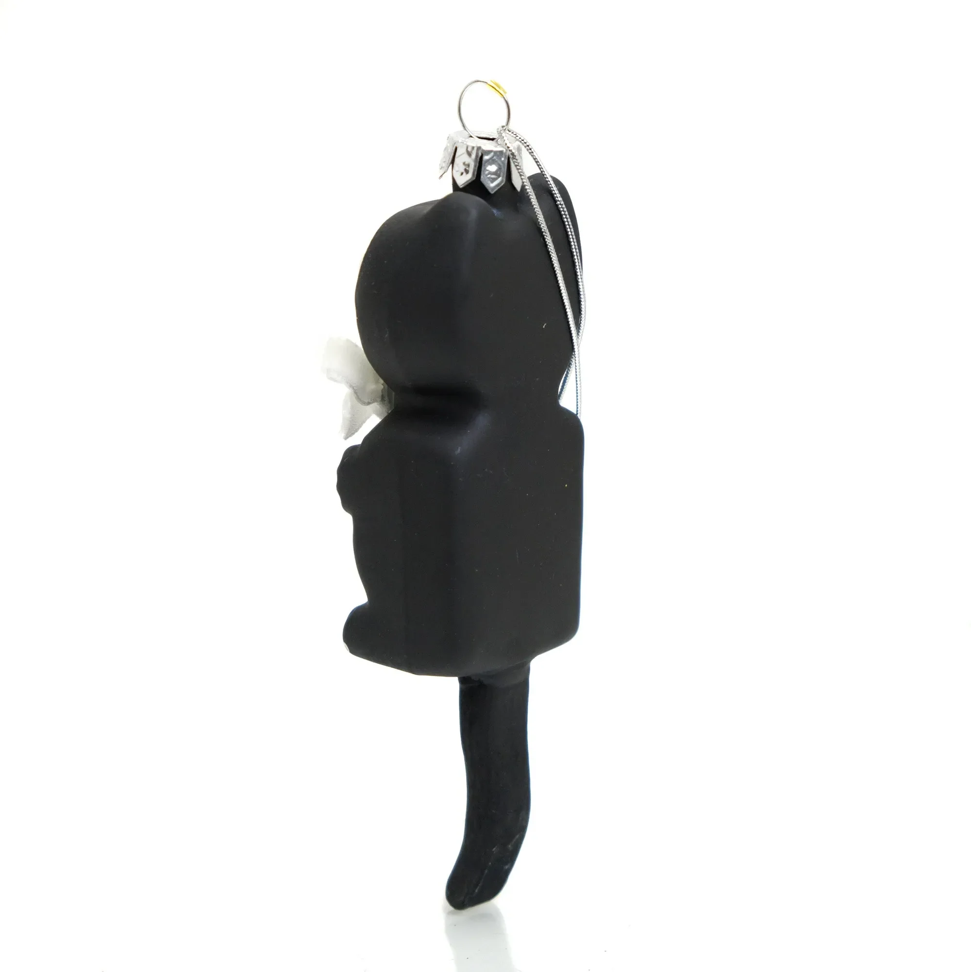 Black Kit Kat Cat Clock Ornament - Image 2