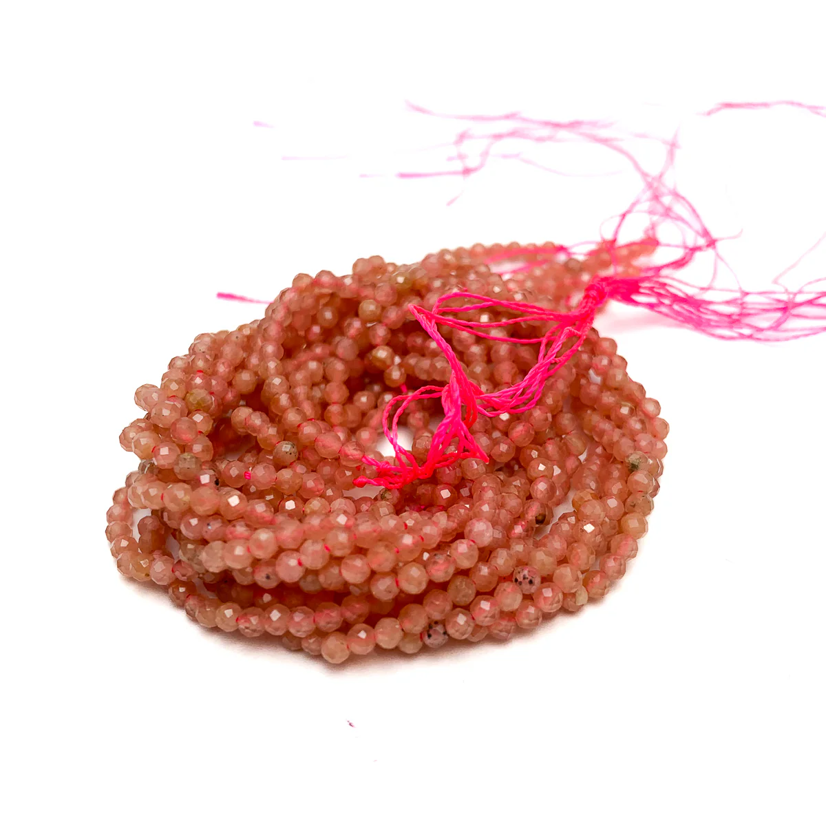 Rhodochrosite Argentina 2.5mm Faceted Rounds - Image 3