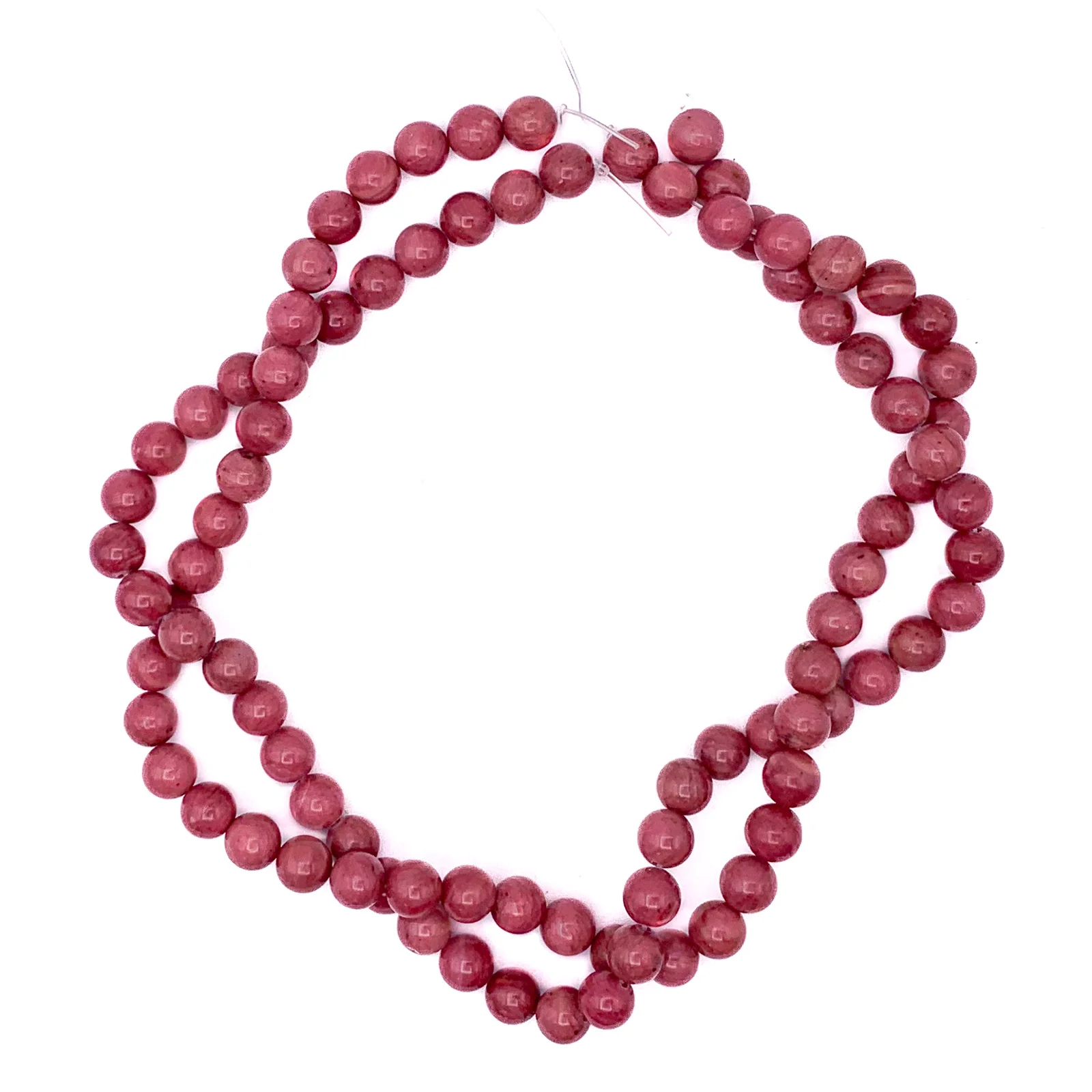 Rhodonite 8.5mm Smooth Rounds Bead Strand - Image 8