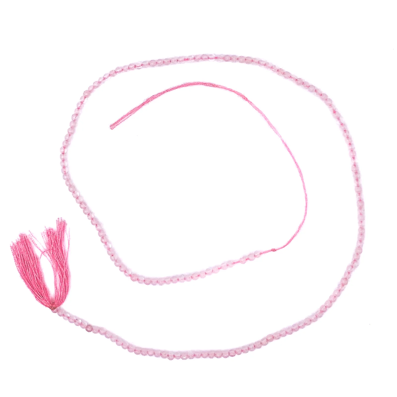 Rose Quartz 2mm Smooth Rounds Bead Strand - Image 2
