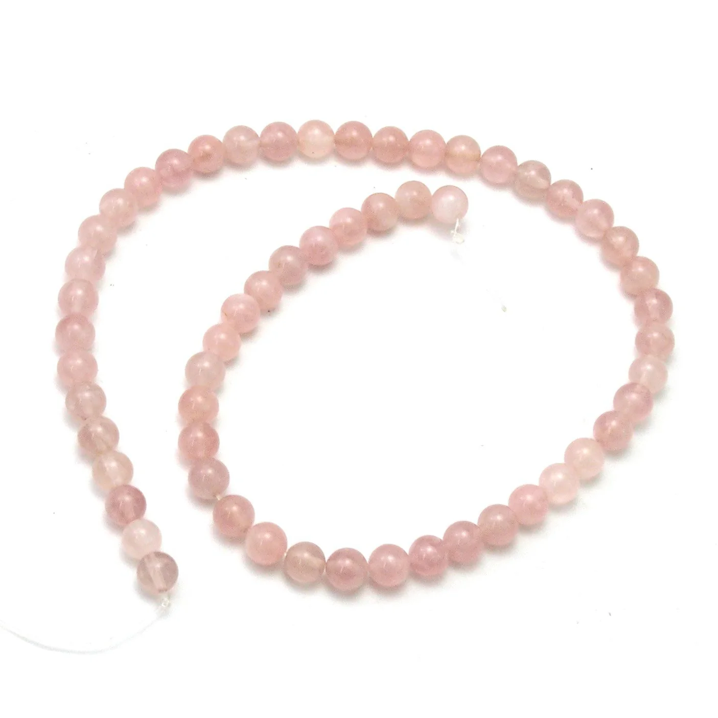 Rose Quartz Smooth Rounds 7mm - Image 2