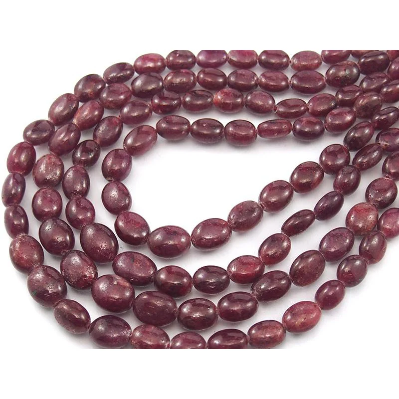 Ruby Smooth Oval Strand - Image 2