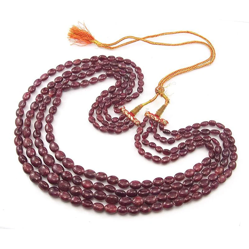 Ruby Smooth Oval Strand - Image 4