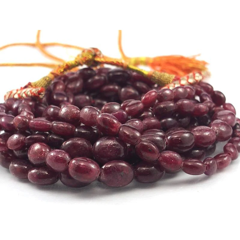 Ruby Smooth Oval Strand - Image 5