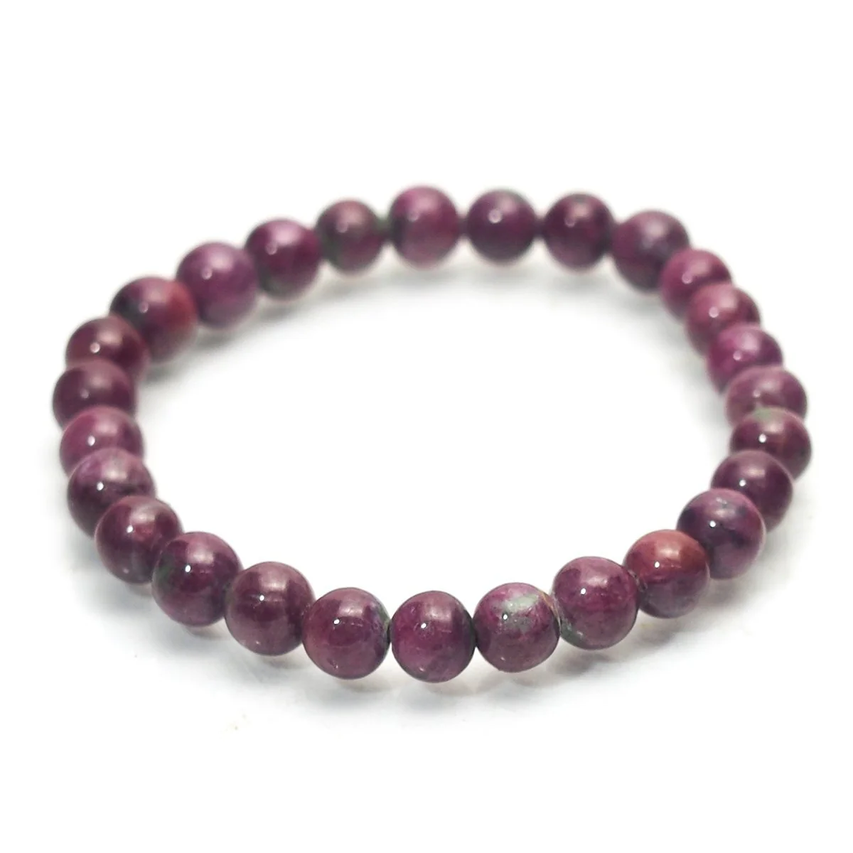 Ruby Stretch Bracelet 7mm,8mm,9mm - Image 2