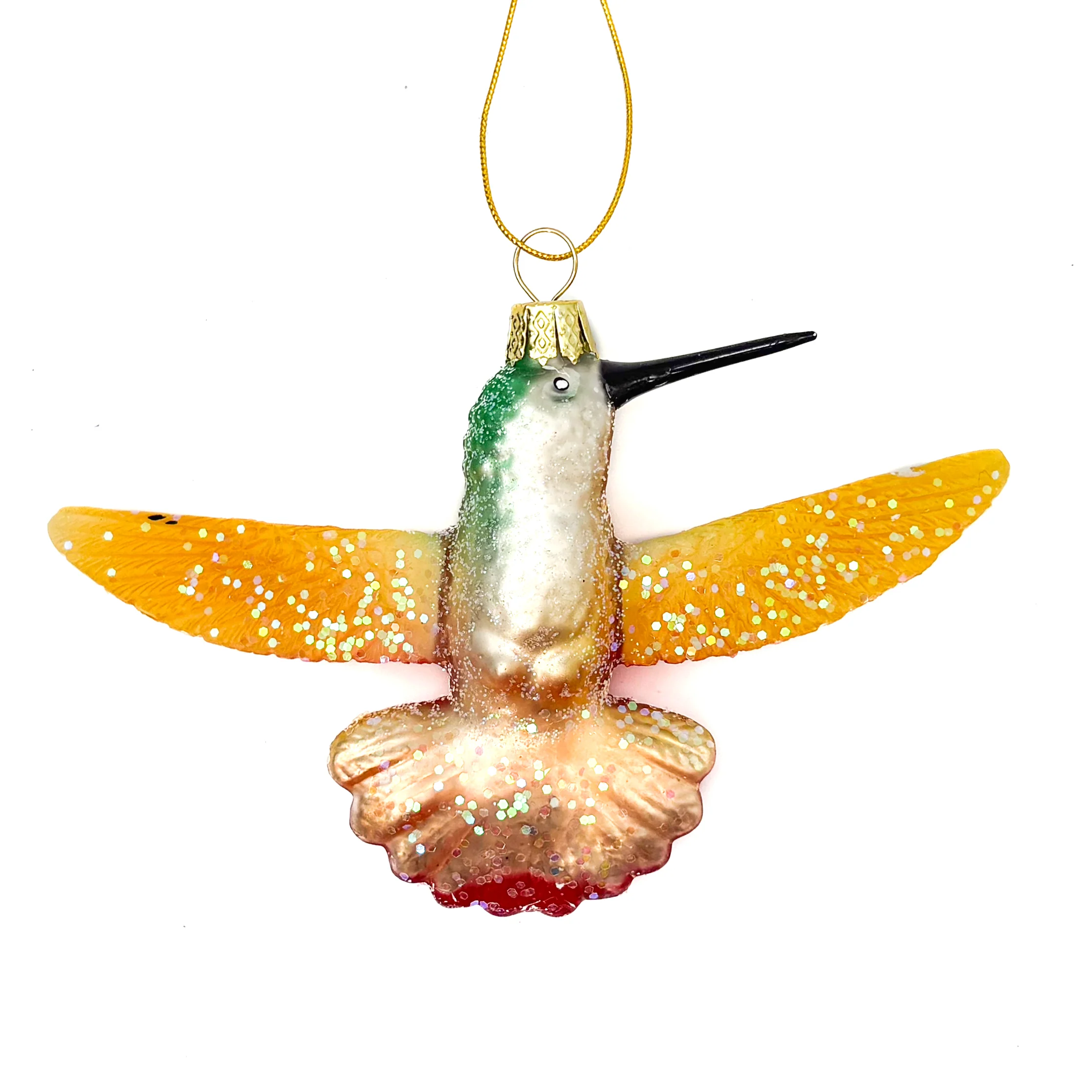 Ruby Throated Hummingbird Ornament - Image 4