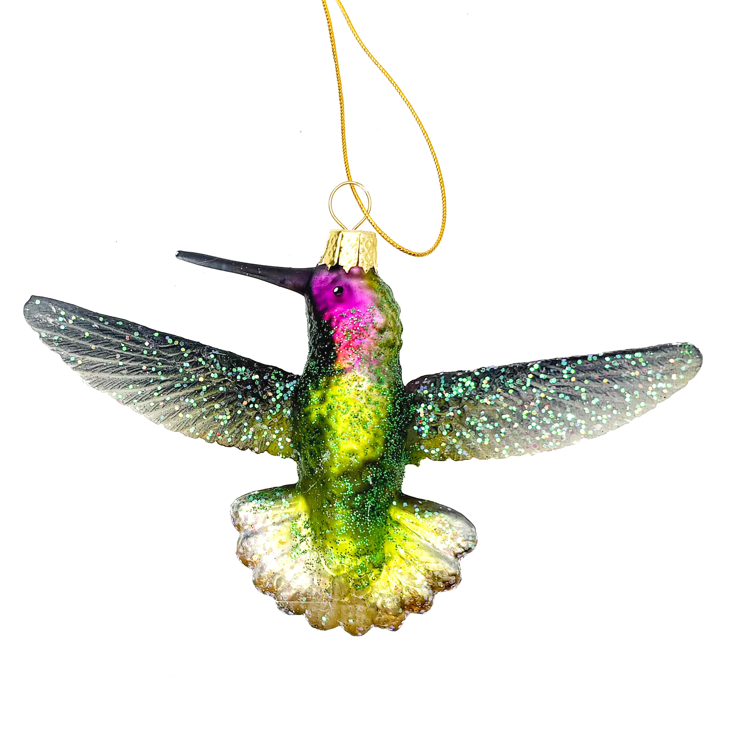Ruby Throated Hummingbird Ornament - Image 6
