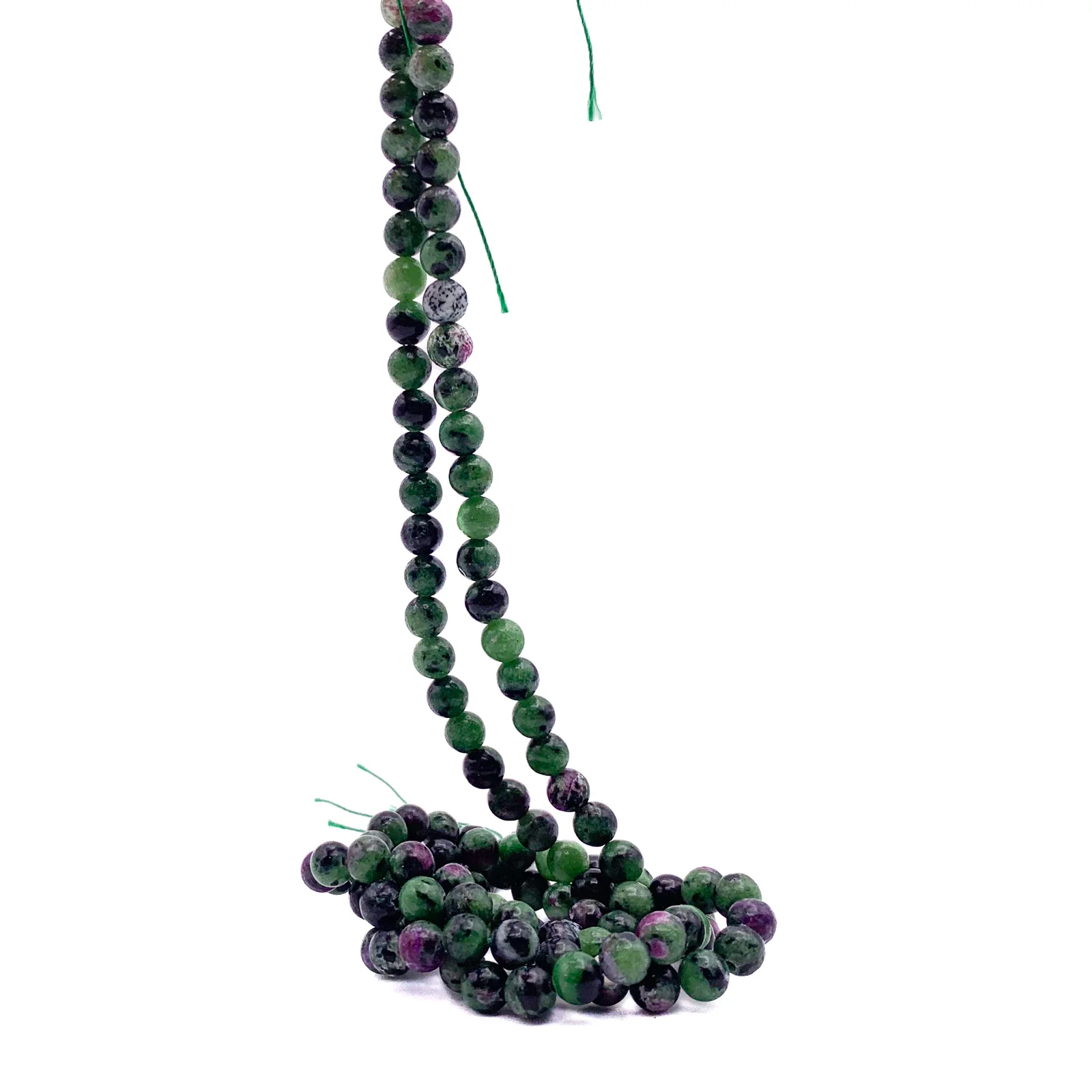Ruby Zoisite 6.5mm Smooth Rounds Bead Strand - Image 6