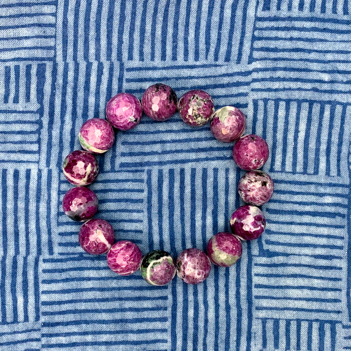Ruby Zoisite Stretch Bracelets - Image 8