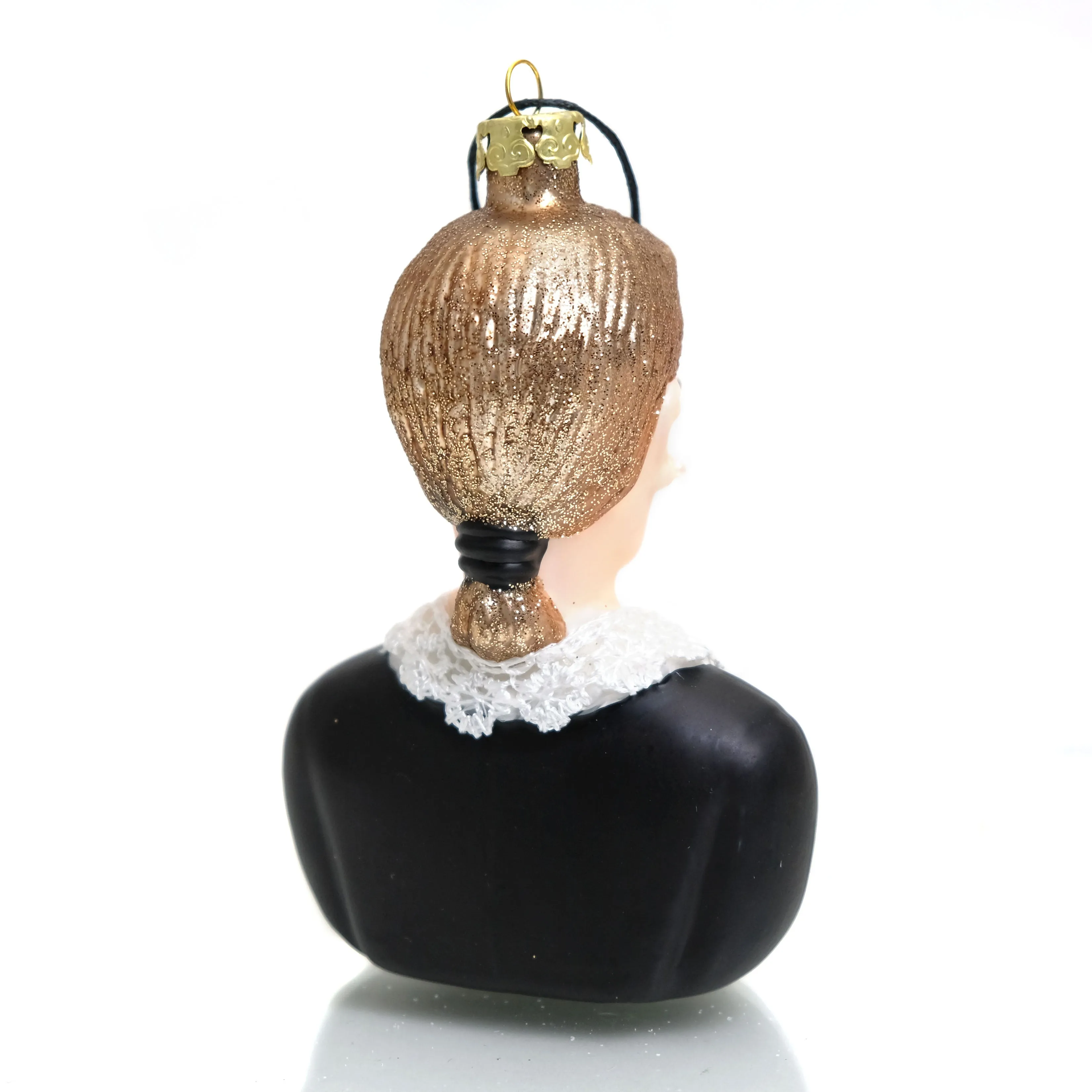 Ruth Bader Ginsburg Glass Ornament #1 - Image 3