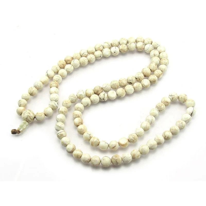 "Sacred Shank" Shell Mala 8mm - Image 2