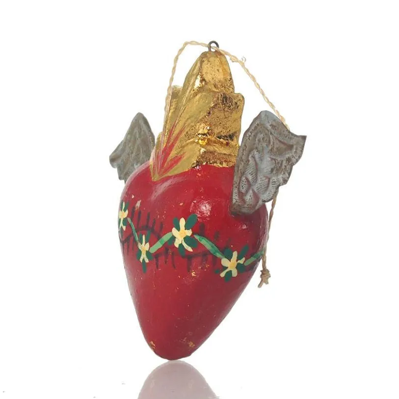 Sacred Heart Ornament A - Image 2