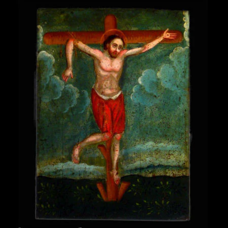 San Dimas "The Penitent Thief" Retablo #65 - Image 2