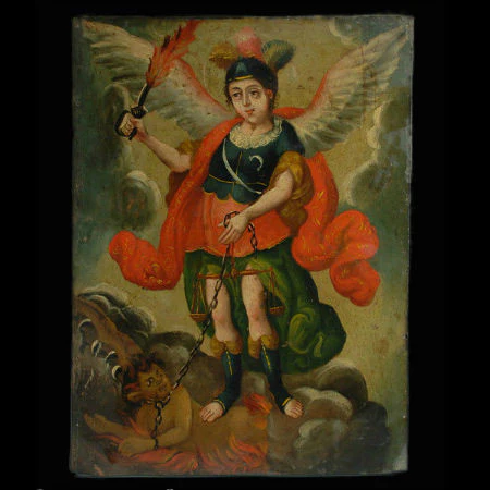 San Miguel Arcangel Retablo #67 - Image 2