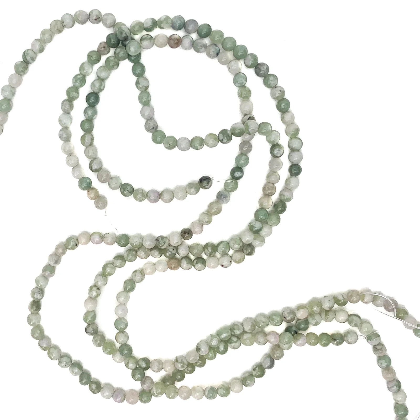 Saponite 5mm Smooth Rounds Bead Strand - Image 3