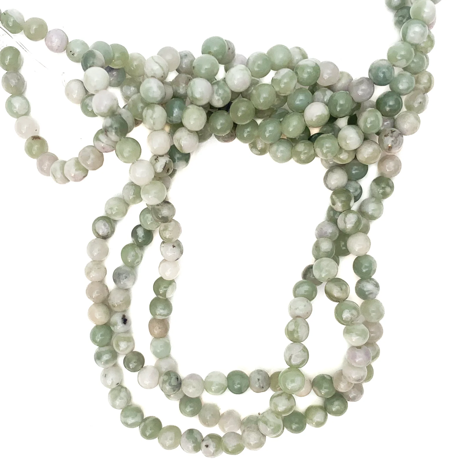 Saponite 5mm Smooth Rounds Bead Strand - Image 4
