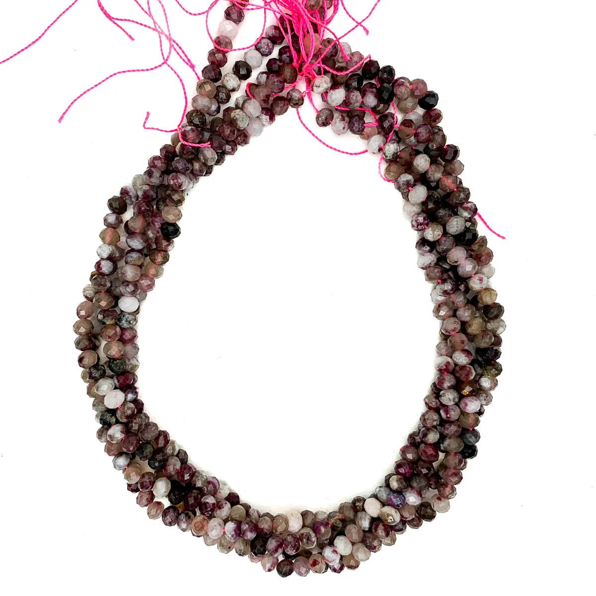 Sapphire Corundum Faceted 5mm Rondelle Bead Strand - Image 5