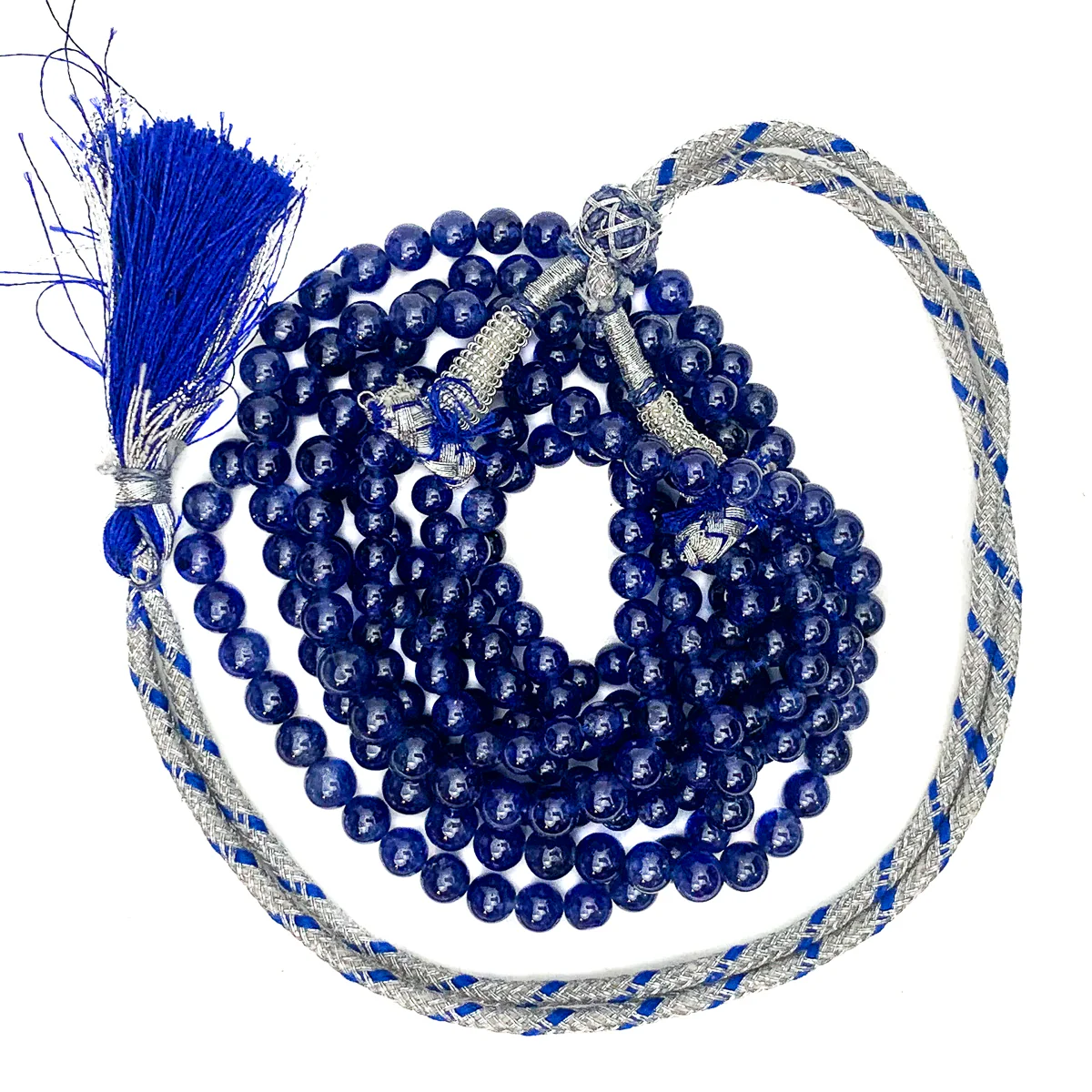 Sapphire Graduated Smooth Round Strands - Image 3