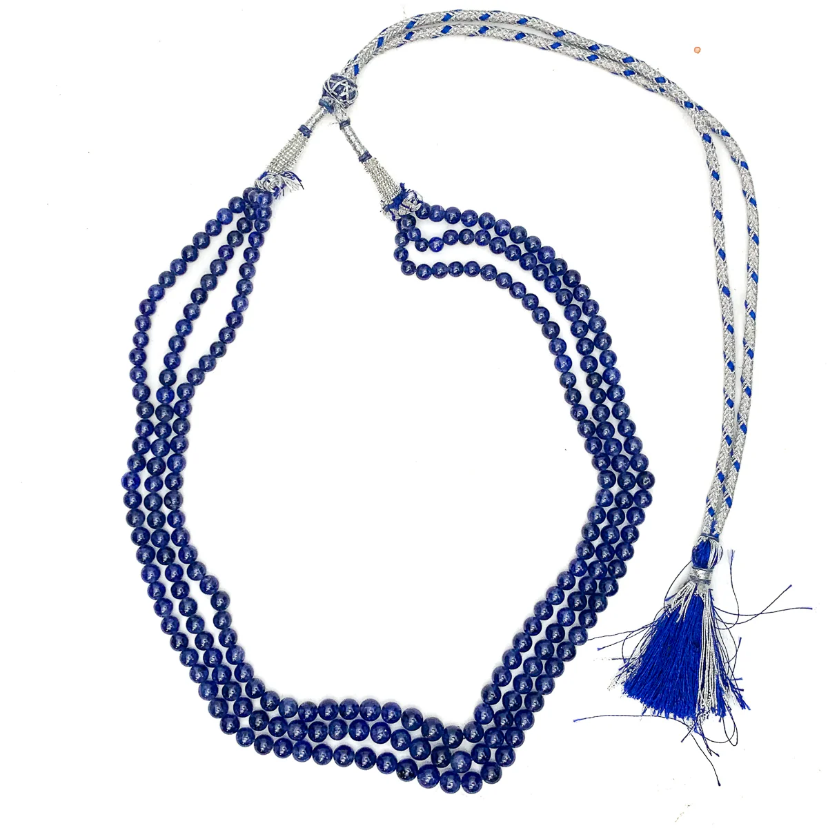 Sapphire Graduated Smooth Round Strands - Image 4