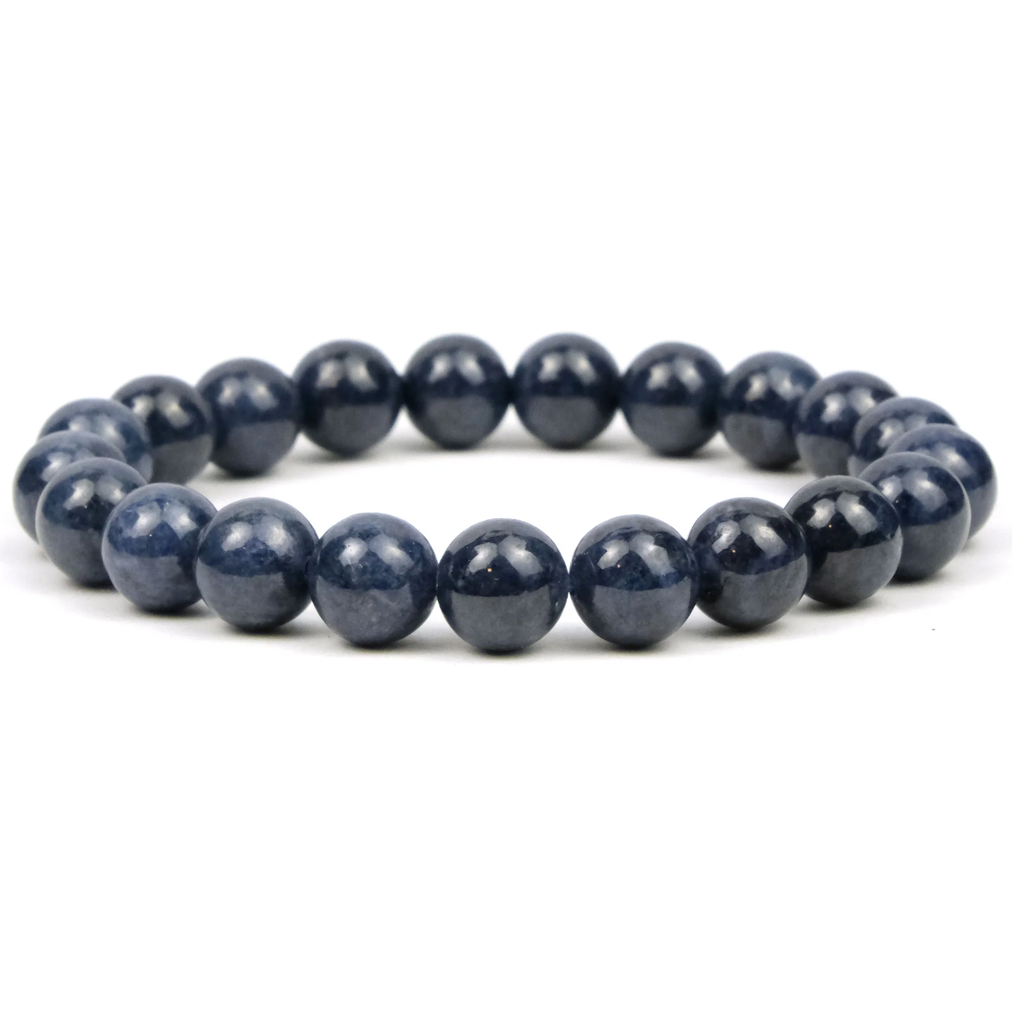 Sapphire Stretch Bracelet 10mm - Image 2