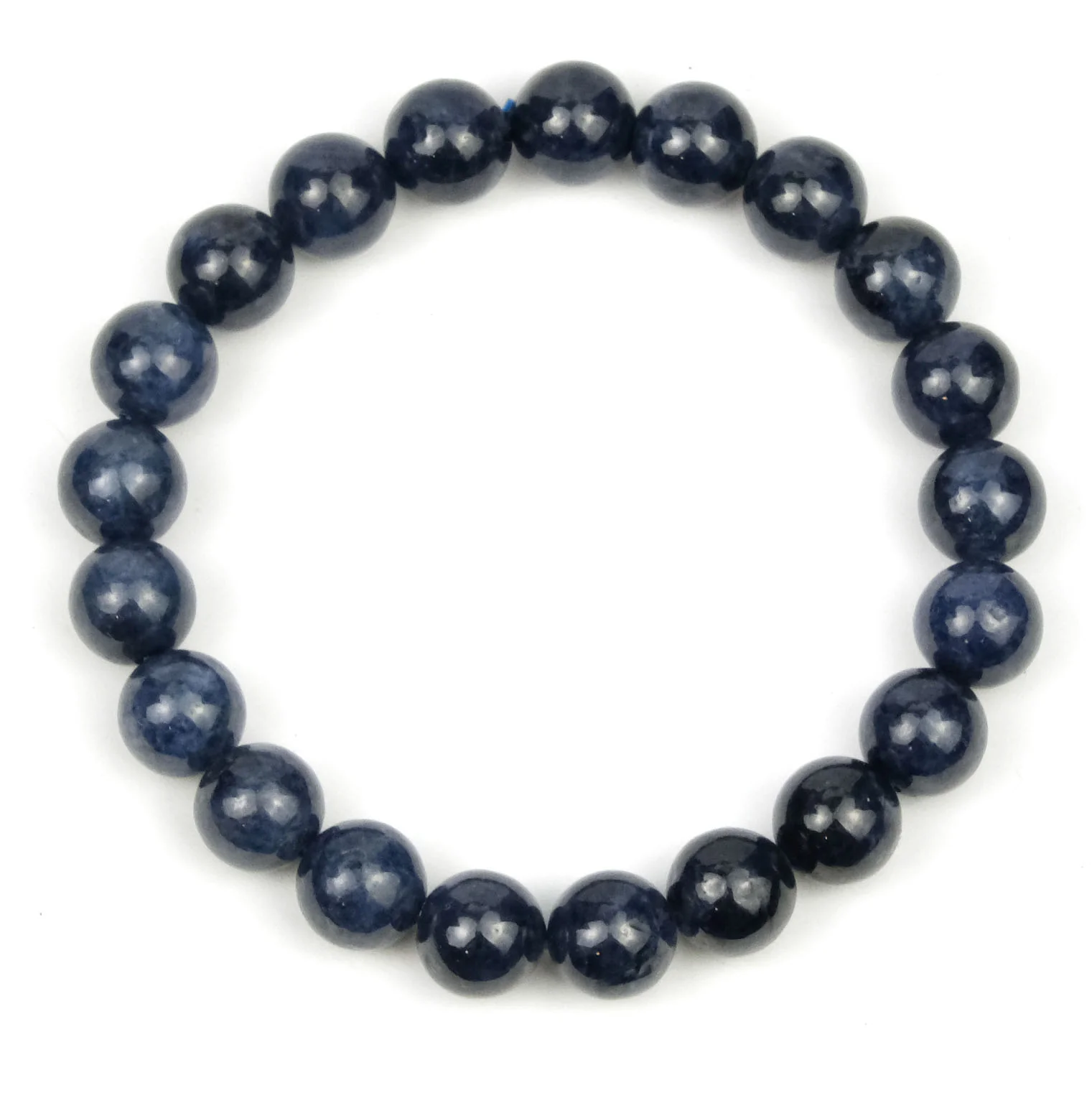 Sapphire Stretch Bracelet 10mm - Image 3