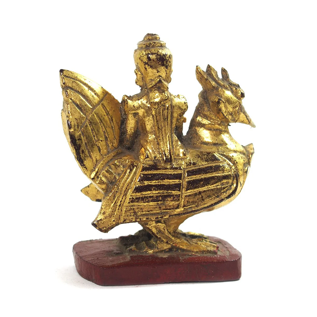 Saraswati Goddess Golden Leaf Figure Small from Burma known as Thurathadi Dewi - Image 3