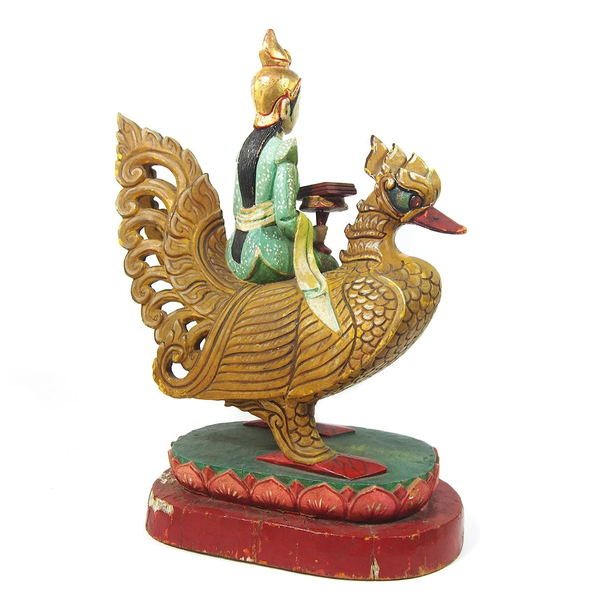 Saraswati Goddess Figure XL from Burma known as Thurathadi Dewi - Image 3