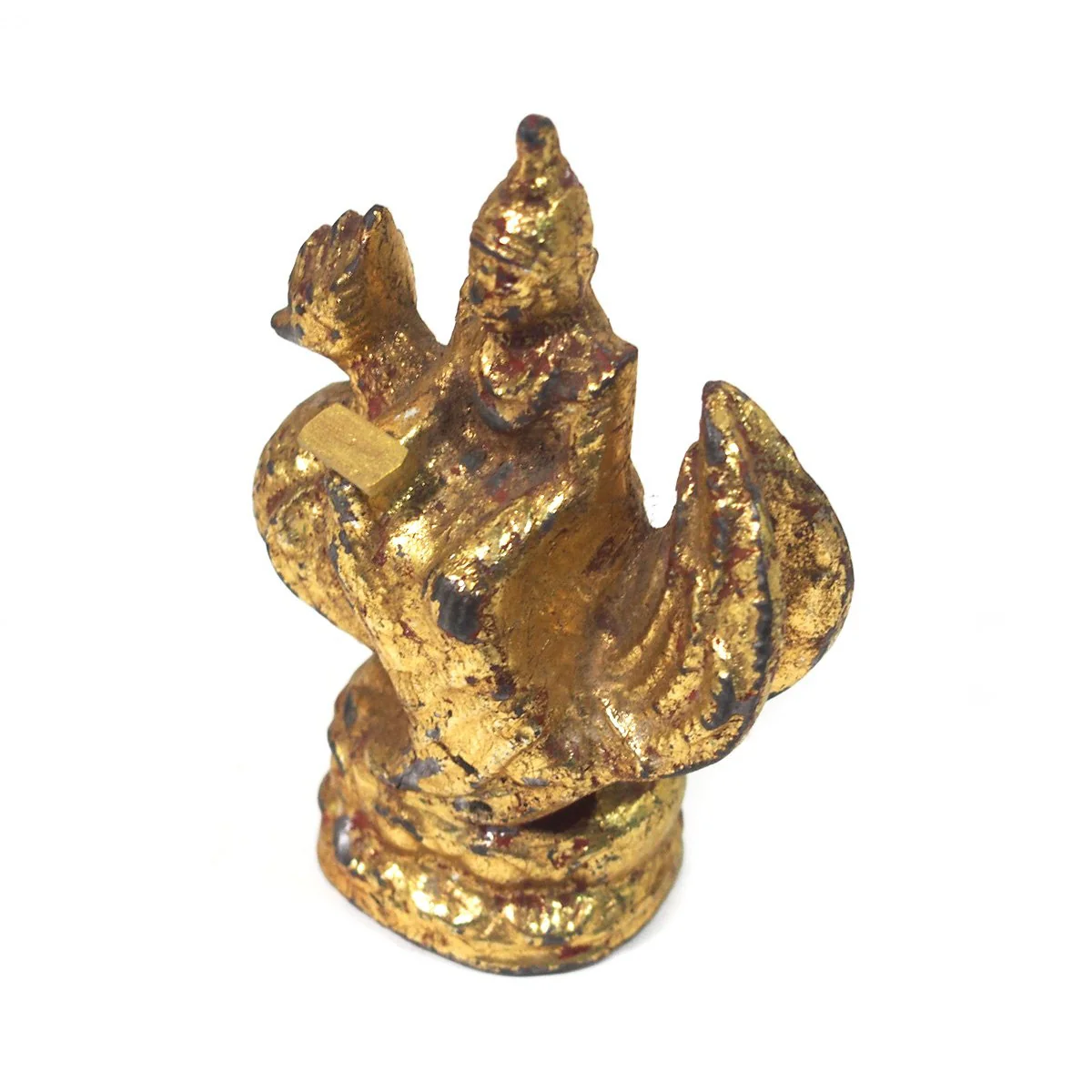 Saraswati Goddess Figure Miniature Gold Leafed from Burma known as Thurathadi Dewi - Image 4