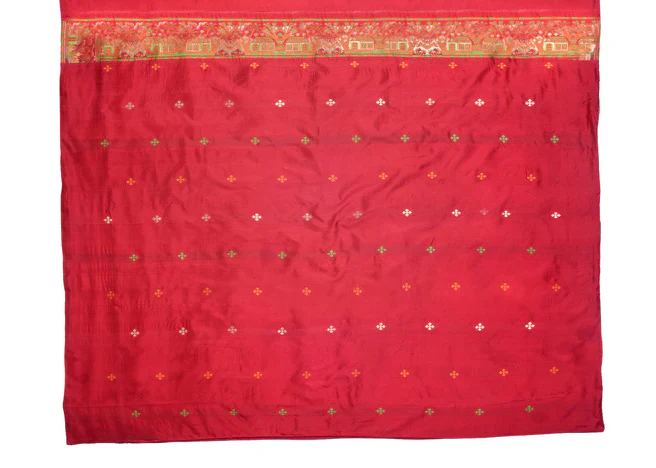 Textile 10: Sari Fine Heirloom Cloth From Rajasthan, India 1 - Image 2