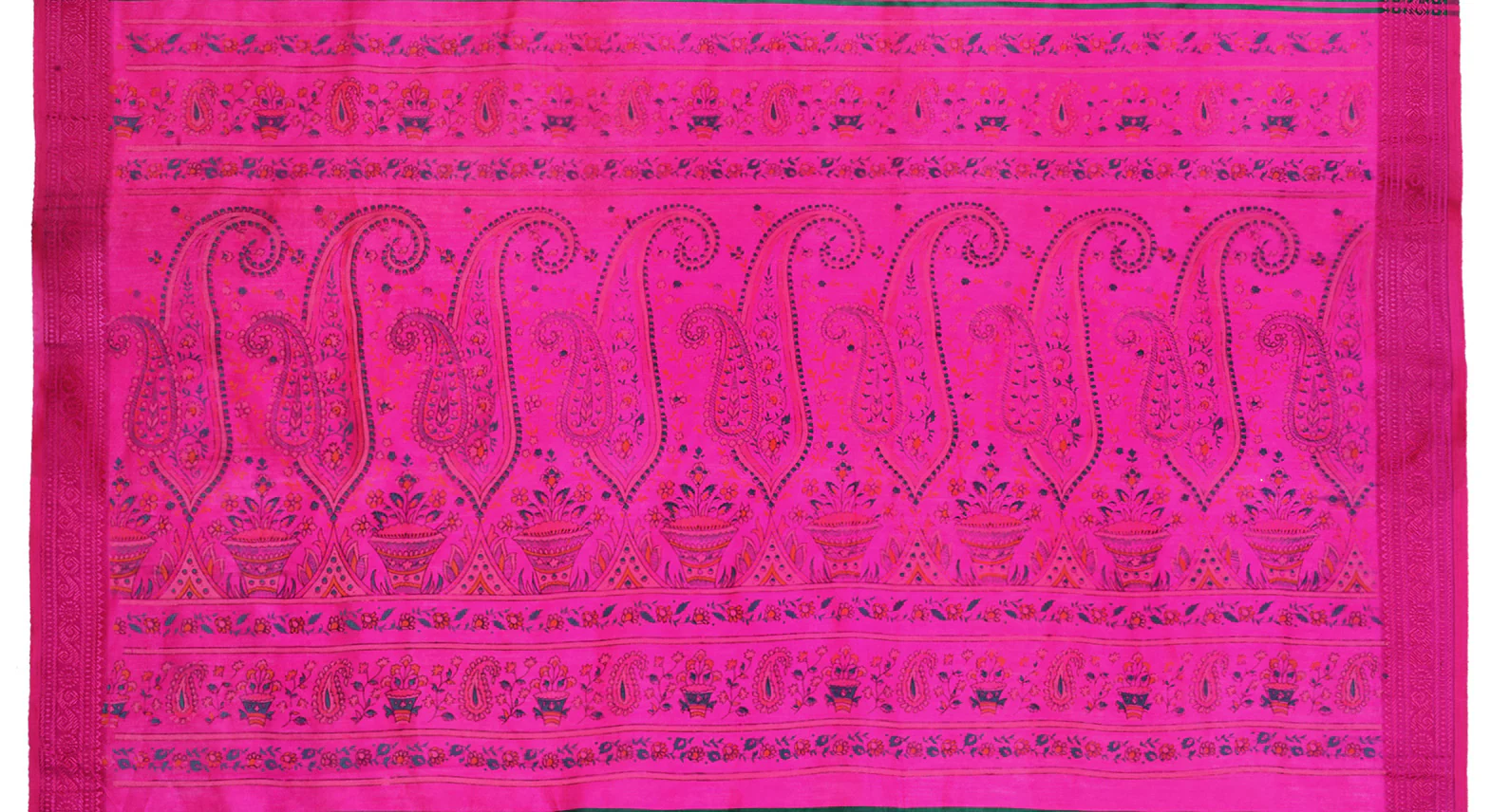 Textile 9: Sari Fine Heirloom Cloth From Rajasthan, India 2 - Image 5