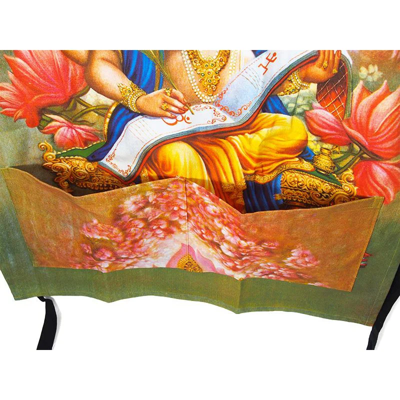 Screen Printed Apron, Ganesha 3 - Image 2