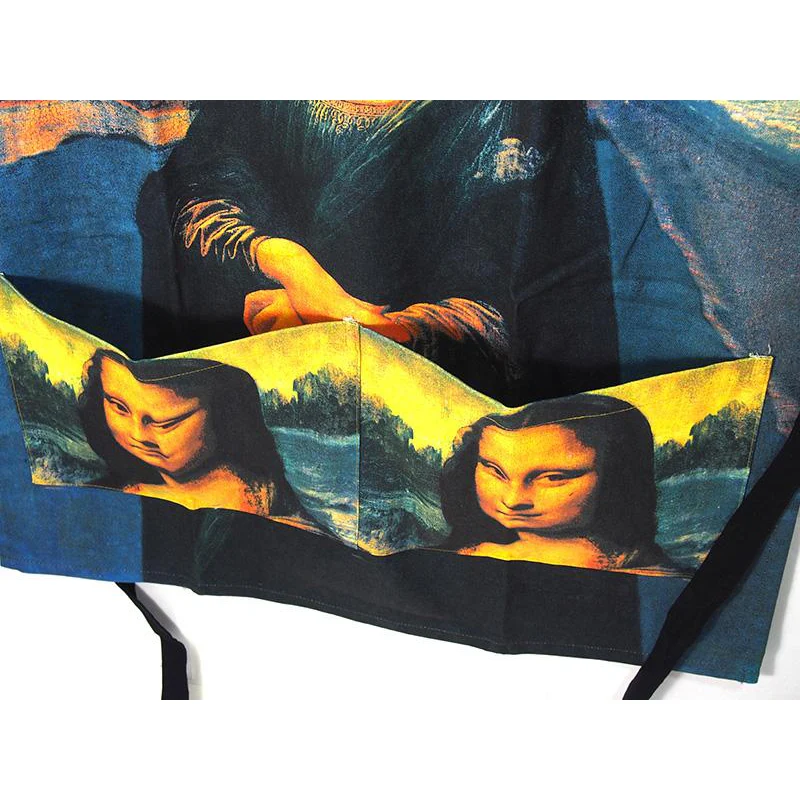 Screen Printed Apron, Mona Lisa - Image 2