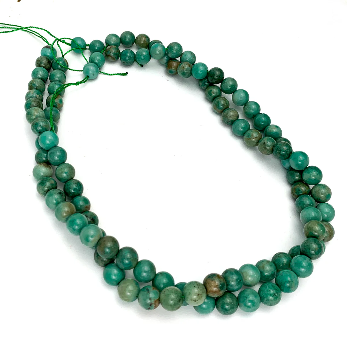 Seafoam Verdite 8mm Smooth Rounds - Image 3