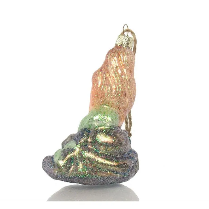 Seaside Mermaid Glass Ornament - Image 3