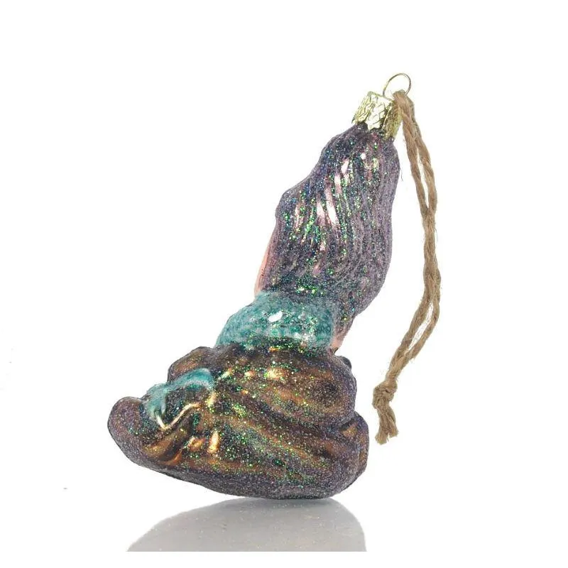 Seaside Mermaid Glass Ornament - Image 5