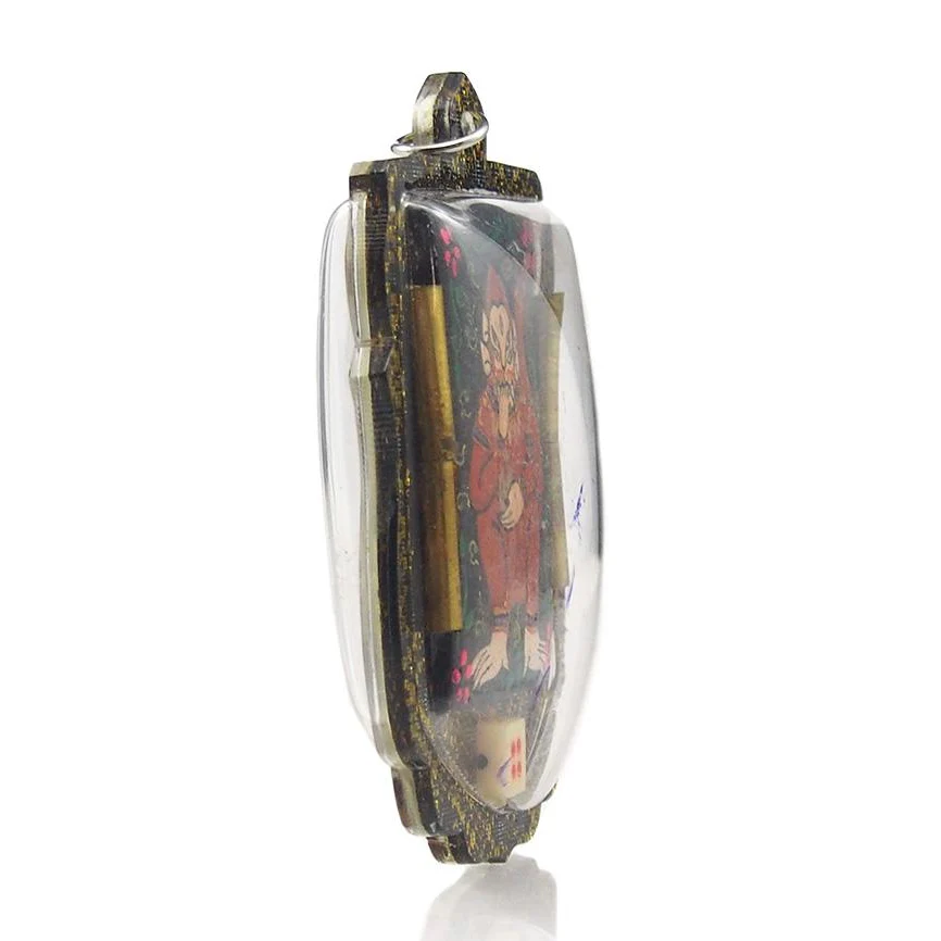See Hoo Ha Tah (Four Ears Five Eyes) God Indra Thai Amulet Pendant -23.5 - Image 3