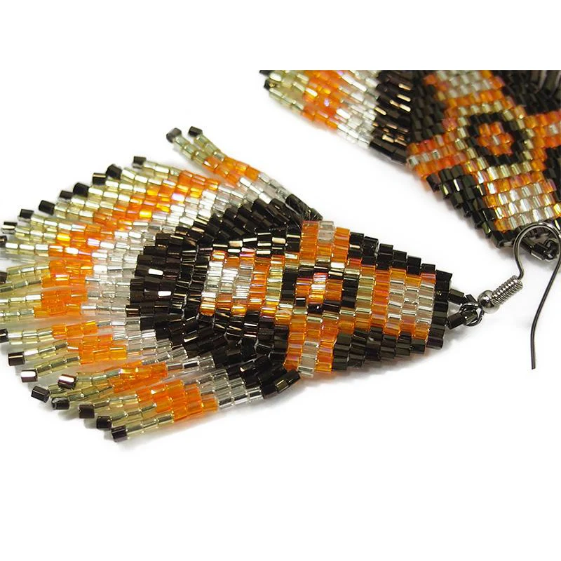 Seed Bead Fancy Earrings, A - Image 2