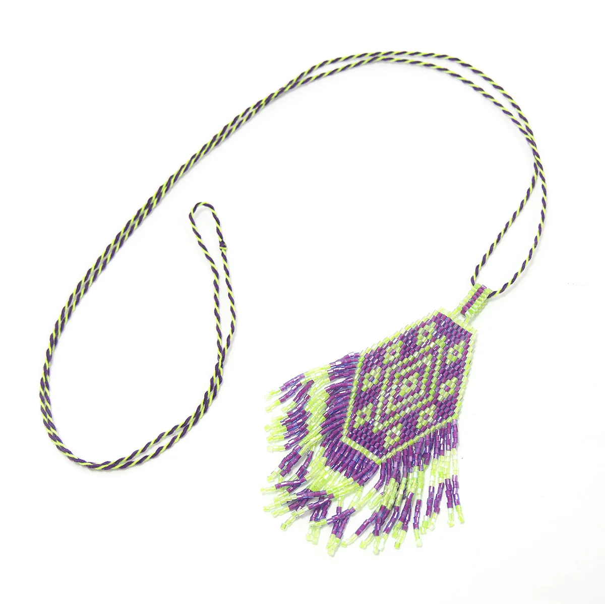 Seed Bead Necklace, B - Image 2