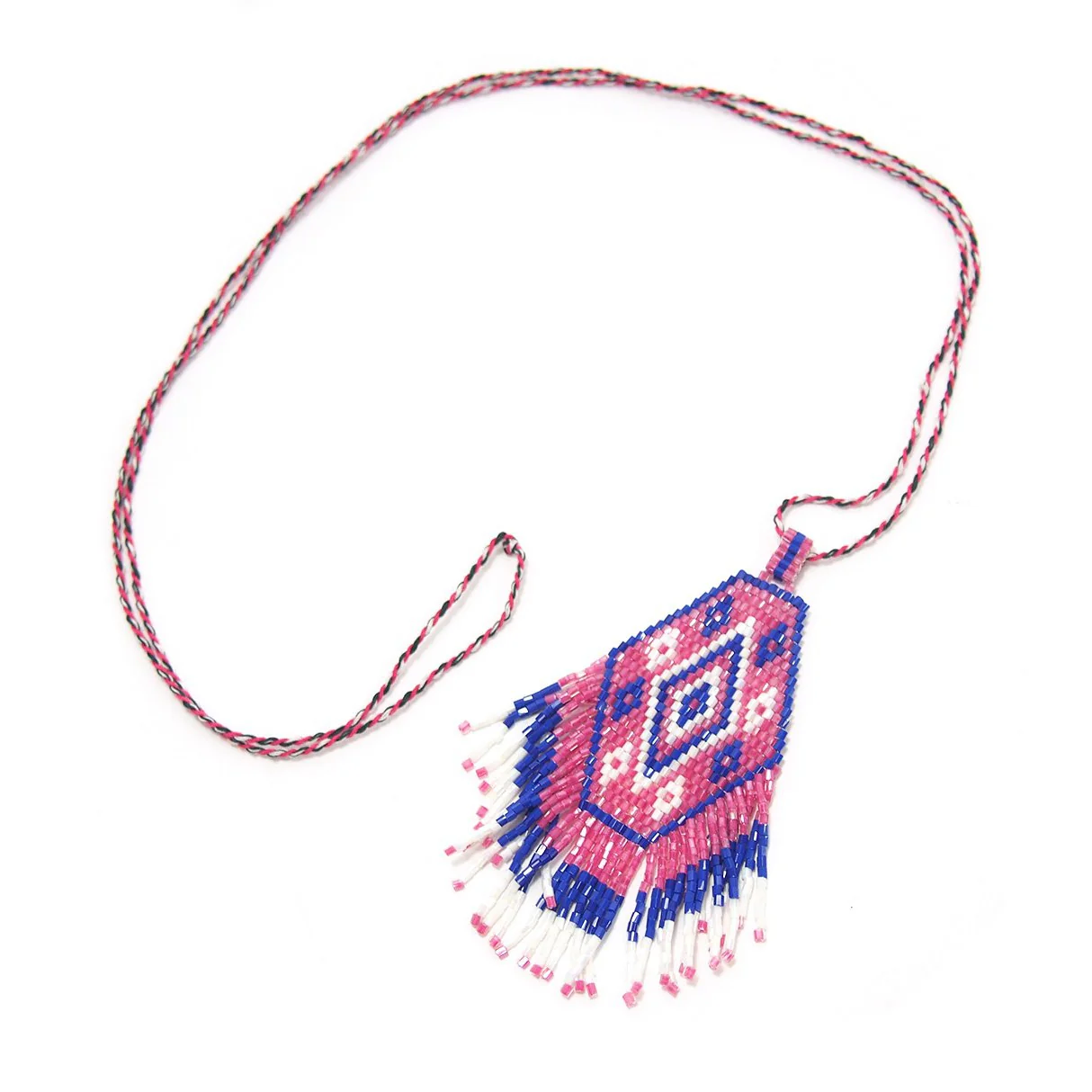 Seed Bead Necklace, B - Image 3