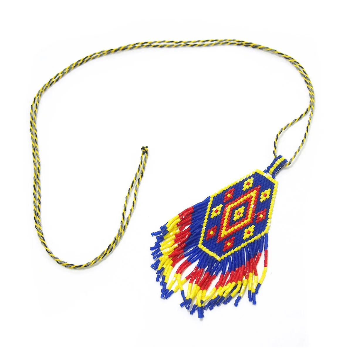 Seed Bead Necklace, B - Image 4