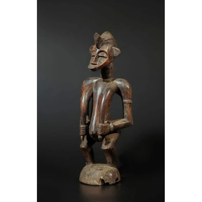 Senufo Standing Female Pombia Figure, Korhogo, Côte d'Ivoire #821 - Image 2